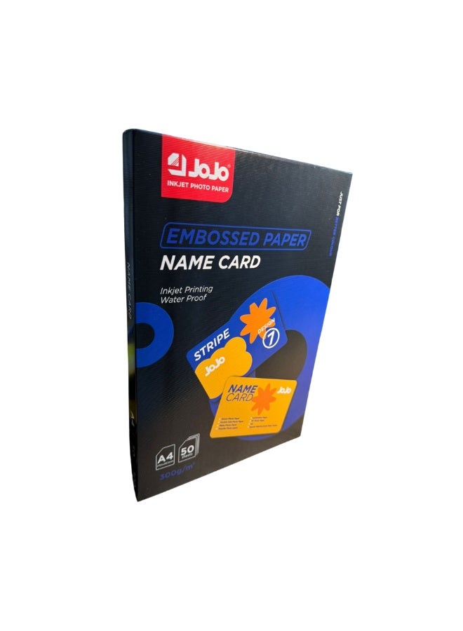 Jojo glossy paper No. 7, reinforced and durable, 300 gsm. Professional A4 size, high quality. - Image 2